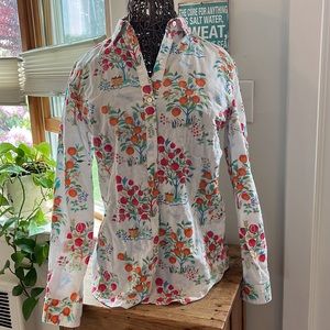 J.McLaughlin Size small. Lightweight cotton. Perfect brightly colored summer top